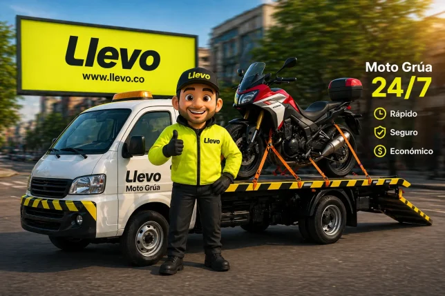 Moto Grúa en girón, Bucaramanga y Floridablanca. transporte de motos de una ciudad a otra